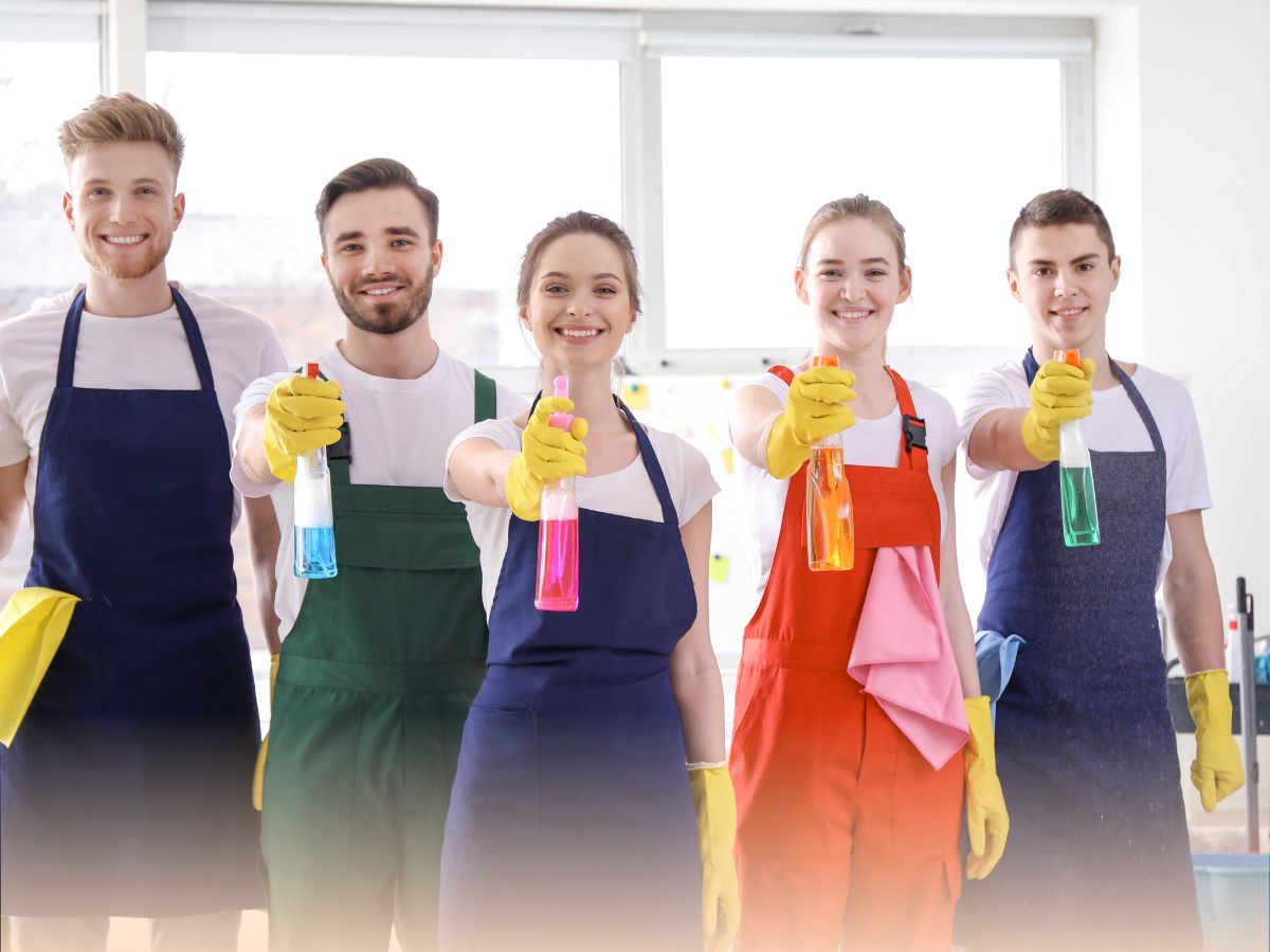 What is meant by commercial cleaning?